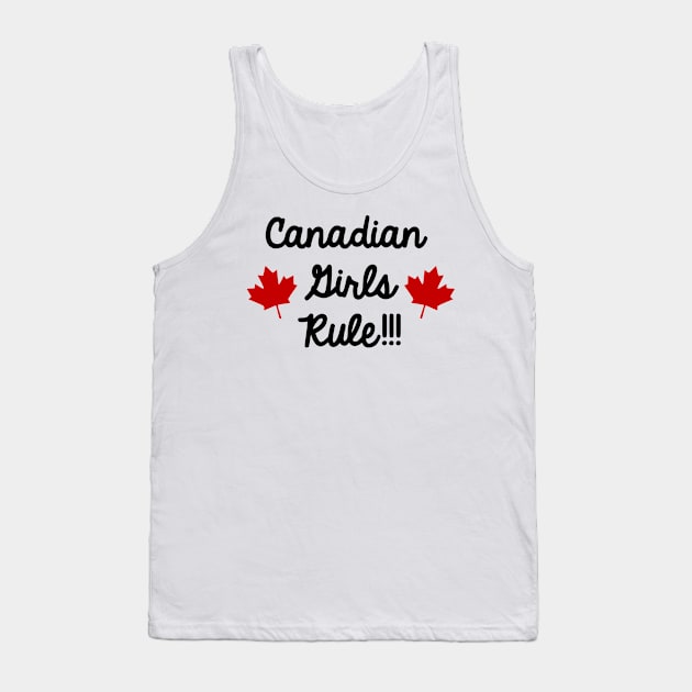 canadian girls rule !!! Tank Top by Dieowl